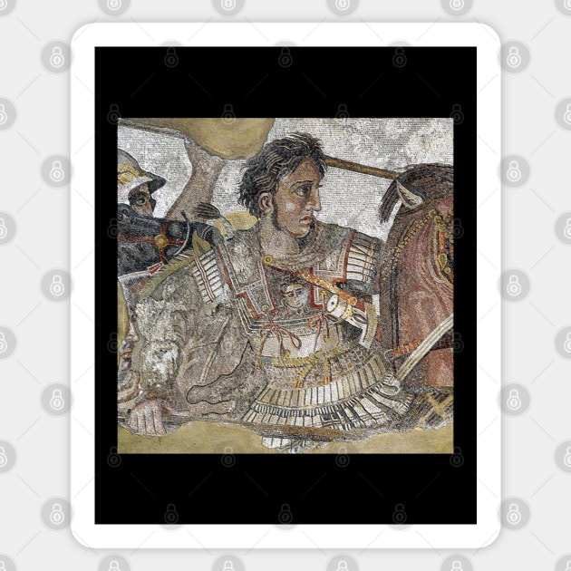 Alexander The Great Mozaic Sticker by Embrace Masculinity
